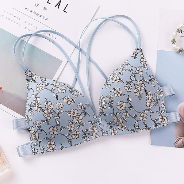 fashion floral print bra front buckle underwear seamless wing padded lingerie bralette beauty cross back women push up bras, Red;black
fashion floral print bra front buckle underwear seamless wing padded lingerie bralette beauty cross back women push up bras, Red;black