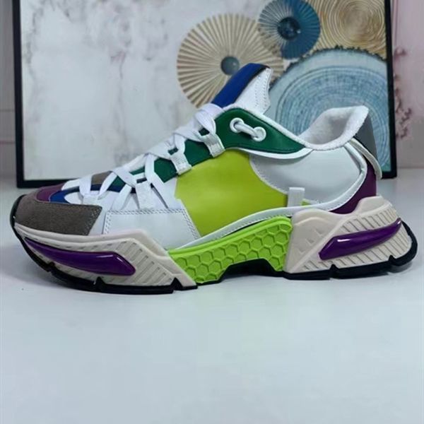 the new color matching sneakers casual shoes triple black white multi-color genuine leather red blue yellow fluo tan men women trainers35--4
the new color matching sneakers casual shoes triple black white multi-color genuine leather red blue yellow fluo tan men women trainers35--4