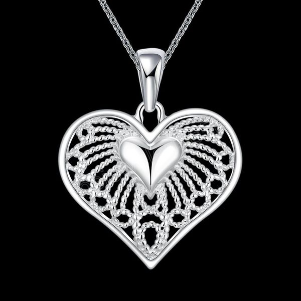 925 silver heart pendant 18 inches necklace for women wedding birthday gifts fashion jewelry
925 silver heart pendant 18 inches necklace for women wedding birthday gifts fashion jewelry