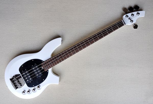 factory custom 4 strings white electric bass guitar with black pickguard chrome hardwares rosewood fretboard can be customized
factory custom 4 strings white electric bass guitar with black pickguard chrome hardwares rosewood fretboard can be customized