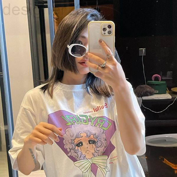 women's t-shirt designer full package 22 spring / summer beautiful girl crying short sleeve t-shirt niche zn2j, White
women's t-shirt designer full package 22 spring / summer beautiful girl crying short sleeve t-shirt niche zn2j, White