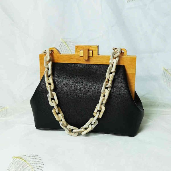 ladies fashion personality trend new brand bag wholesale women's 2022 one shoulder armpit versatile small crowd wooden clip chain handb
ladies fashion personality trend new brand bag wholesale women's 2022 one shoulder armpit versatile small crowd wooden clip chain handb