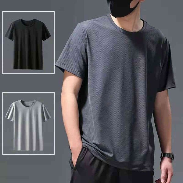 summer ice silk mesh men t-shirt breathable quick-drying short-sleeved loose plus fertilizer size casual t shirt sports, White;black
summer ice silk mesh men t-shirt breathable quick-drying short-sleeved loose plus fertilizer size casual t shirt sports, White;black