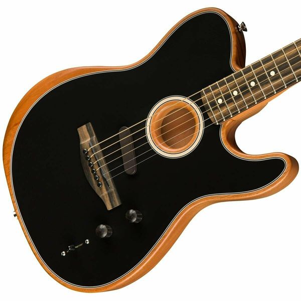 american acoustasonic tele black electric guitar
american acoustasonic tele black electric guitar