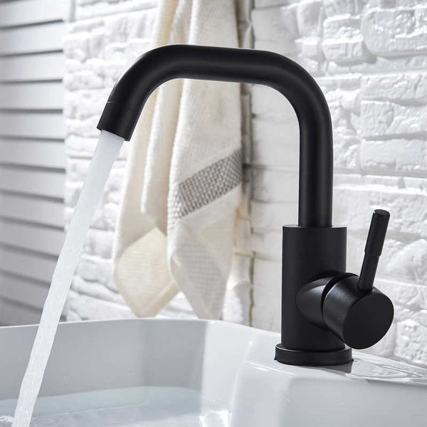 black modern bathroom basin faucet stainless steel cold wash mixer crane tap rotation sink faucets single handle
black modern bathroom basin faucet stainless steel cold wash mixer crane tap rotation sink faucets single handle