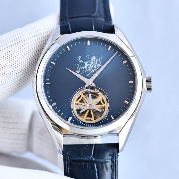 classic men watches automatic mechanical movement watch 43mm round dial fashion constellation business wristwatch montre de luxe, Slivery;brown
classic men watches automatic mechanical movement watch 43mm round dial fashion constellation business wristwatch montre de luxe, Slivery;brown