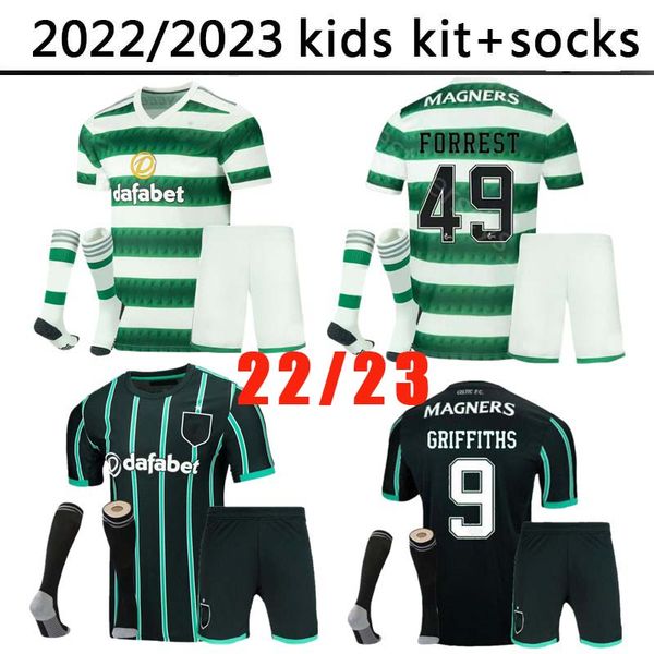 22 23 celtic home away soccer jerseys 2022 2023 duffy edouard kids kit socks football shirts away jota rogic abada furuhashi giakoumakis mcg, Black
22 23 celtic home away soccer jerseys 2022 2023 duffy edouard kids kit socks football shirts away jota rogic abada furuhashi giakoumakis mcg, Black