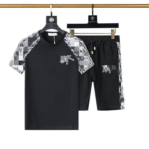 2022 summer men's tracksuits designer solid color short sleeve sports suit slim breathable street weatm22031, Gray
2022 summer men's tracksuits designer solid color short sleeve sports suit slim breathable street weatm22031, Gray