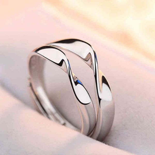 rings mobius ring with platinum plated opening couple korean smooth irregular personality, Silver
rings mobius ring with platinum plated opening couple korean smooth irregular personality, Silver