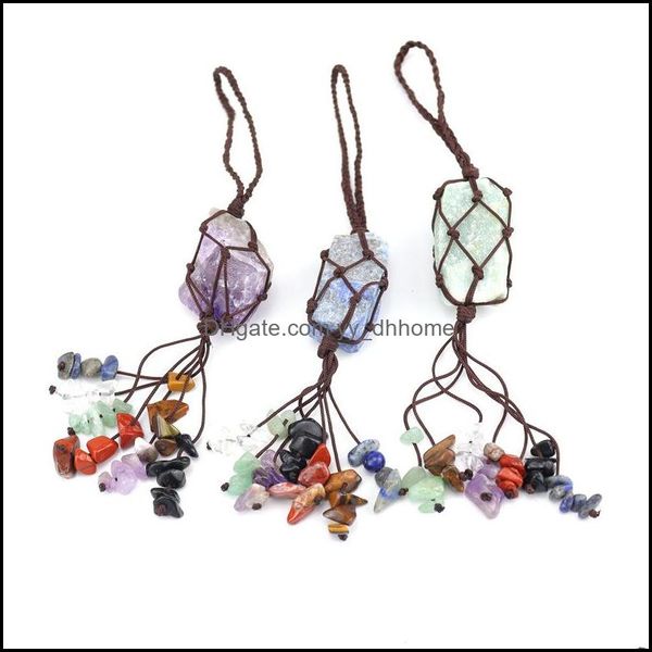 charms jewelry findings components fashion hand-woven natural stone 7 chakras crystal rough tassel hang pendants car dhmq1, Bronze;silver
charms jewelry findings components fashion hand-woven natural stone 7 chakras crystal rough tassel hang pendants car dhmq1, Bronze;silver