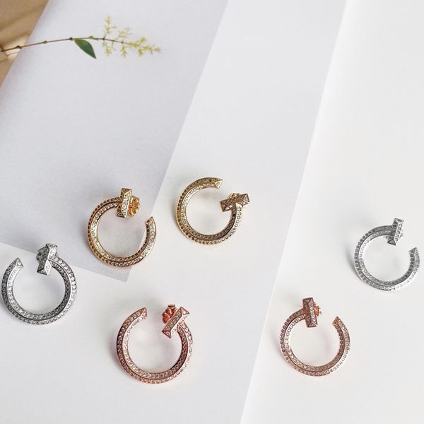 s925 silver rose golden stud earring g-shaped pave stone earrings luxury earrings fashion jewelry lovers festival gifts, Golden;silver
s925 silver rose golden stud earring g-shaped pave stone earrings luxury earrings fashion jewelry lovers festival gifts, Golden;silver