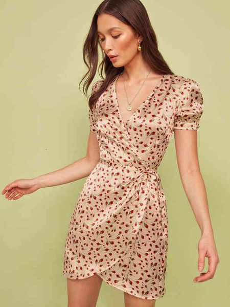 casual dresses french romantic v-neck rose printed satin tea break skirt wrap dress women's, Black;gray
casual dresses french romantic v-neck rose printed satin tea break skirt wrap dress women's, Black;gray