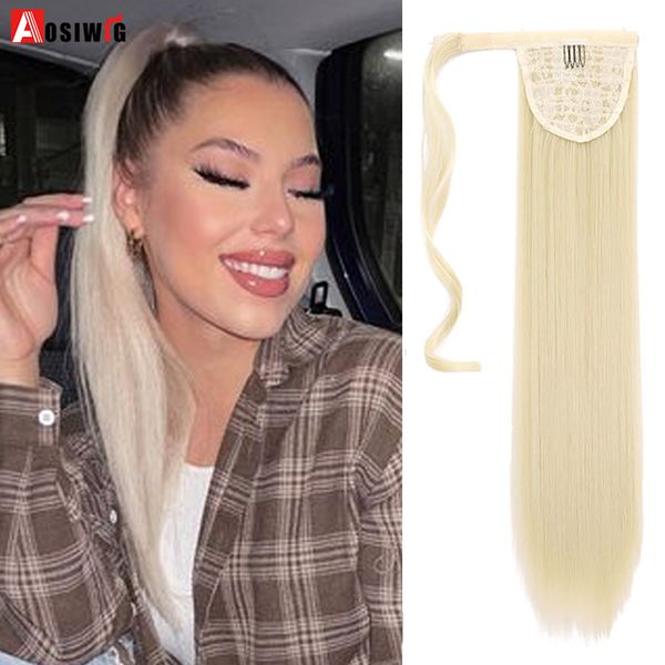 costume accessories synthetic clip in ponytail hair extension wig hairpiece fake blonde long straight kinky curly natural for women pony tai, Silver
costume accessories synthetic clip in ponytail hair extension wig hairpiece fake blonde long straight kinky curly natural for women pony tai, Silver