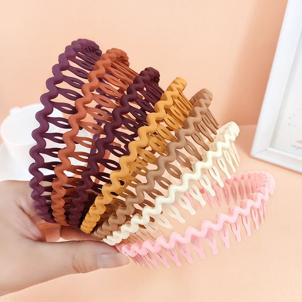 girls' broken hair artifact with tooth wave headband wash face headband summer pressure hair non-slip, Silver
girls' broken hair artifact with tooth wave headband wash face headband summer pressure hair non-slip, Silver