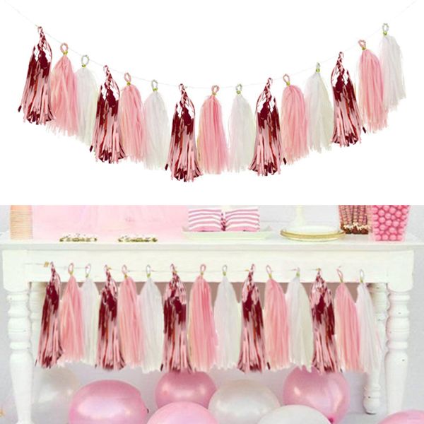 15pcs rose gold paper tassel garland kids happy birthday party decoration first 1st baby boy girl one year banner supplies
15pcs rose gold paper tassel garland kids happy birthday party decoration first 1st baby boy girl one year banner supplies