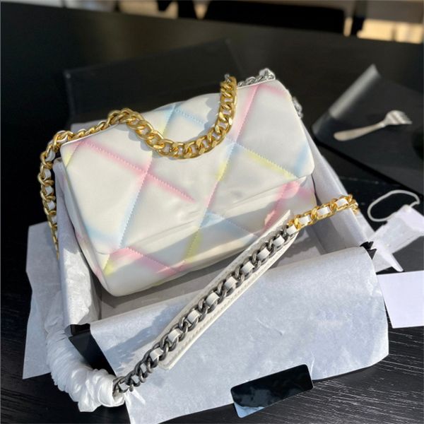 hand-held soft cloud bags rhomb chain bag single shoulder crossbody bag small spring/summer limited style rainbow color
hand-held soft cloud bags rhomb chain bag single shoulder crossbody bag small spring/summer limited style rainbow color