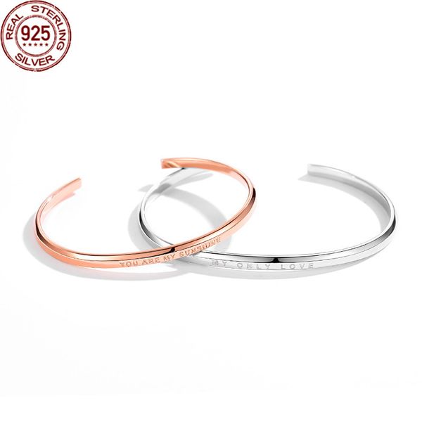 jin hongyu 999 sterling silver korean simple letter couple charm bracelet men and women ins wind rose gold gift jewelry, Golden;silver
jin hongyu 999 sterling silver korean simple letter couple charm bracelet men and women ins wind rose gold gift jewelry, Golden;silver