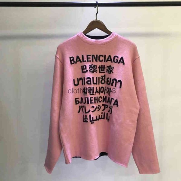 designer hoodies balencaigass men's sweaters correct 22ss autumn and winter new seven language sweater casual versatile wo top, Black
designer hoodies balencaigass men's sweaters correct 22ss autumn and winter new seven language sweater casual versatile wo top, Black