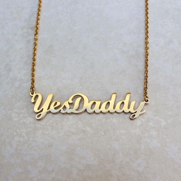 beeger yes daddy anklet or necklace, stainless steel with mirror finish gold color,used for ife/cuckold lifestyle.
beeger yes daddy anklet or necklace, stainless steel with mirror finish gold color,used for ife/cuckold lifestyle.