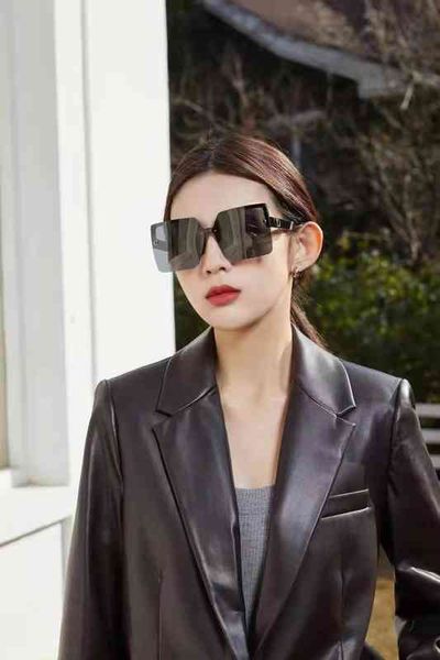 2022 new women's big thin summer new fashion sunglasses versatile gm, White;black
2022 new women's big thin summer new fashion sunglasses versatile gm, White;black