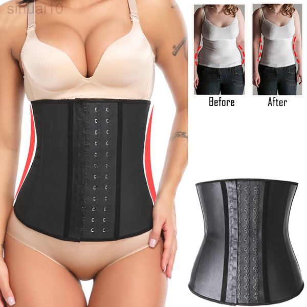 women latex waist trainer corset plus size steel bone workout waist cincher slim body shaper girdles long torso with 3 hook rows l220802, Black;white
women latex waist trainer corset plus size steel bone workout waist cincher slim body shaper girdles long torso with 3 hook rows l220802, Black;white