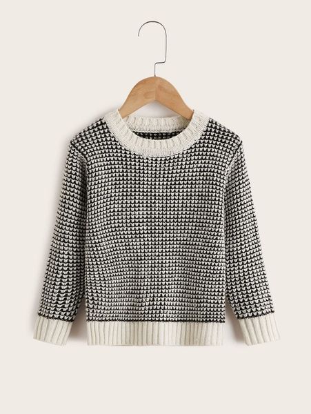 toddler boys graphic pattern contrast trim sweater she02, Blue
toddler boys graphic pattern contrast trim sweater she02, Blue