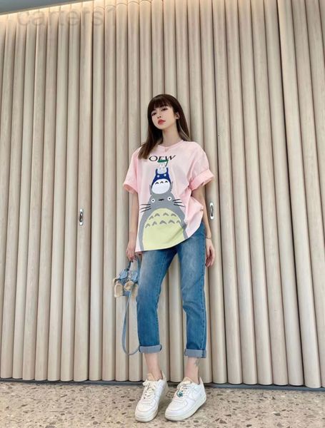 women's t-shirt designer shenzhen nanyou women's re engraved 2022 chinchilla series printed loose cotton round neck couple's, White
women's t-shirt designer shenzhen nanyou women's re engraved 2022 chinchilla series printed loose cotton round neck couple's, White