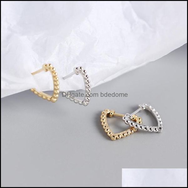 stud earrings jewelry light luxury 925 sterling sier earring ins geometric beads heart-shaped clasp for women ladies fine jewel dhuqg, Golden;silver
stud earrings jewelry light luxury 925 sterling sier earring ins geometric beads heart-shaped clasp for women ladies fine jewel dhuqg, Golden;silver