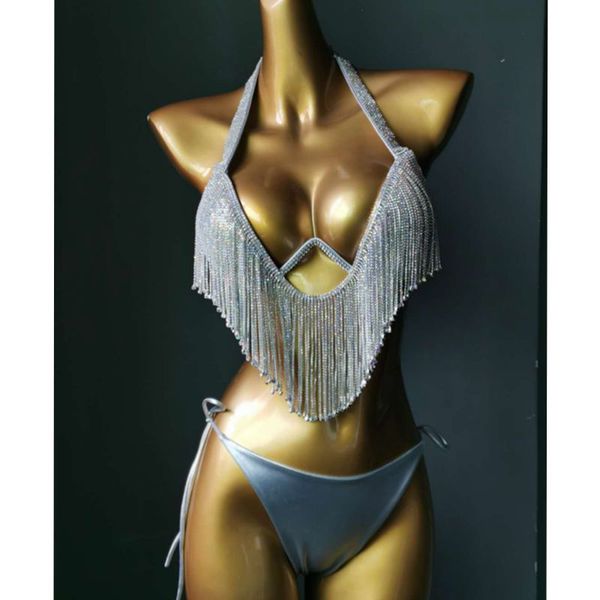 Venus Vacation Diamond Tassels Bikini Set Swimwear Rhinestone Swimsuit Bling Stones Crystal Bathing Suit
Venus Vacation Diamond Tassels Bikini Set Swimwear Rhinestone Swimsuit Bling Stones Crystal Bathing Suit