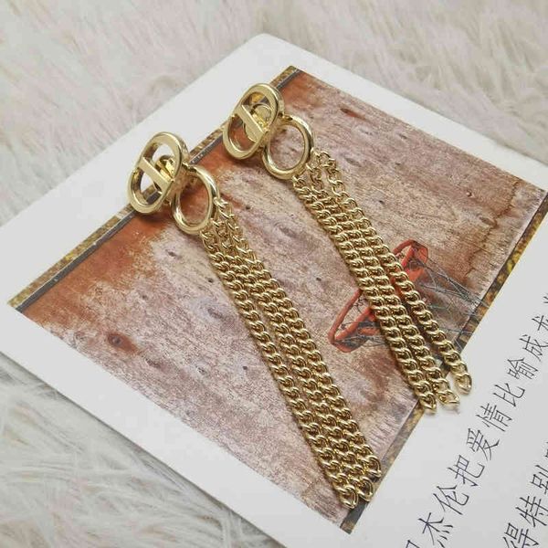 2022 factory wholesale new di light luxury advanced long tassel pastoral celebrity earrings female ygx5, Golden
2022 factory wholesale new di light luxury advanced long tassel pastoral celebrity earrings female ygx5, Golden