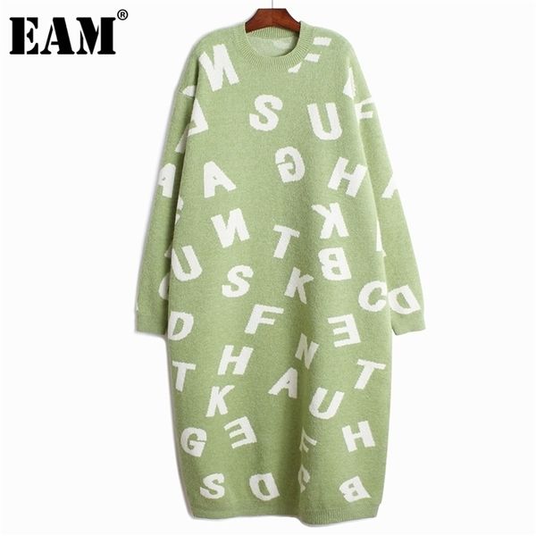 eam women green pattern big size warm knitting dress new round neck long sleeve loose fit fashion autumn winter 1dc845 201110, Black;gray
eam women green pattern big size warm knitting dress new round neck long sleeve loose fit fashion autumn winter 1dc845 201110, Black;gray