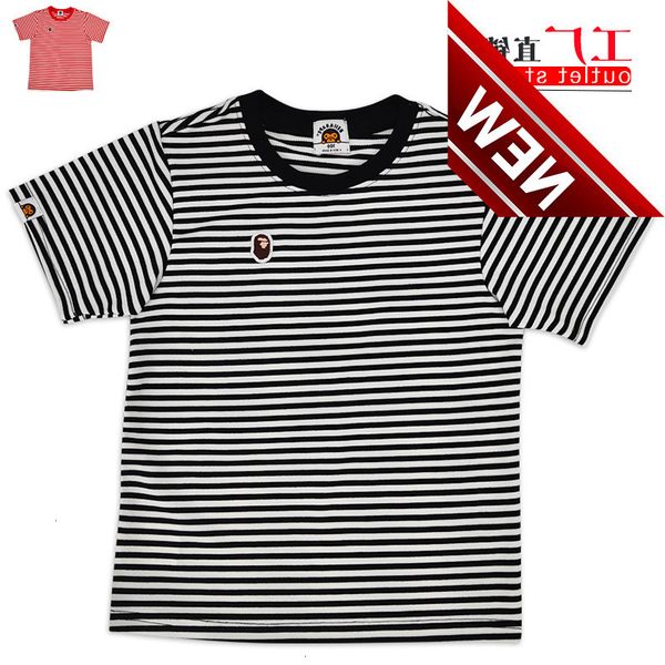 beii & bap trendy children's t-shirt embroidered small label black and white stripe hip hop boys girls short sleeves, White;black
beii & bap trendy children's t-shirt embroidered small label black and white stripe hip hop boys girls short sleeves, White;black