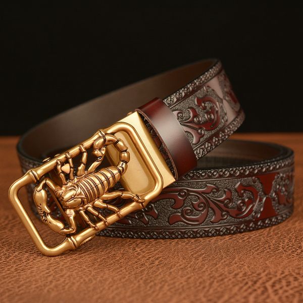 Crocodile Pattern Men's Belts Automatic Buckle Two Layer Cowhide Vintage Casual Belts Personality Men Designers Classic fashion luxury letter smooth 38mm, Customize
Crocodile Pattern Men's Belts Automatic Buckle Two Layer Cowhide Vintage Casual Belts Personality Men Designers Classic fashion luxury letter smooth 38mm, Customize