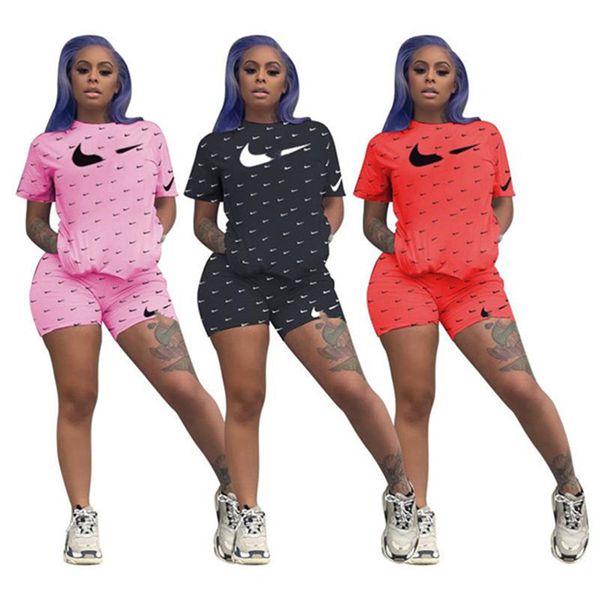 2023 brand women tracksuits summer 2 piece sets short sleeve t-shirt shorts fashion sports suit crew neck outfits pullover jogging suit 5471, Gray
2023 brand women tracksuits summer 2 piece sets short sleeve t-shirt shorts fashion sports suit crew neck outfits pullover jogging suit 5471, Gray