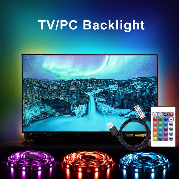 usb led strip light dc 5v 5050 rgb 1m 2m 3m 4m 5m 24key flexible lighting ribbon tv background bedroom desk bookshelf festival
usb led strip light dc 5v 5050 rgb 1m 2m 3m 4m 5m 24key flexible lighting ribbon tv background bedroom desk bookshelf festival