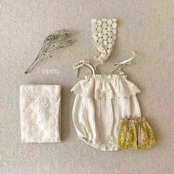2022 babi girl summer romper femal reborn jumpers infant princess outfit set cotton ruffle bodysuit baby outerwear twin clothes g220510, Blue
2022 babi girl summer romper femal reborn jumpers infant princess outfit set cotton ruffle bodysuit baby outerwear twin clothes g220510, Blue