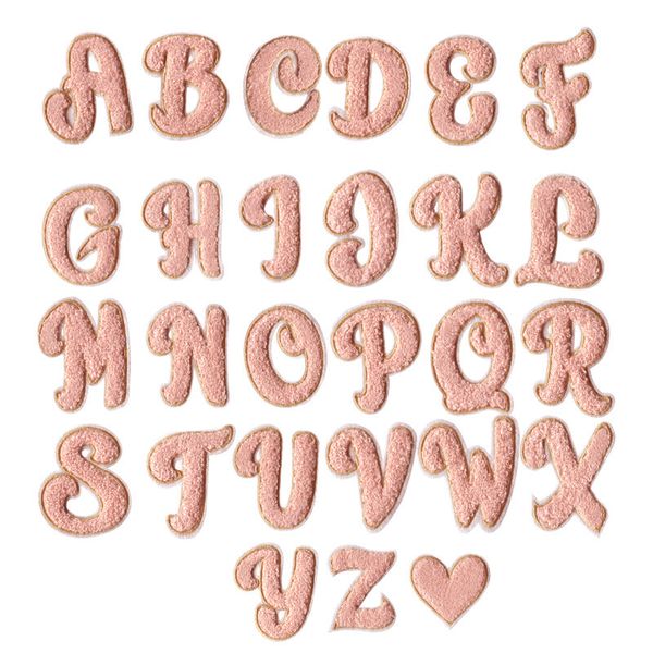 sewing notions chenille embroidery letter patch a-z heart shape towel applique set iron on sew on diy name patches for clothing jacket, Black
sewing notions chenille embroidery letter patch a-z heart shape towel applique set iron on sew on diy name patches for clothing jacket, Black
