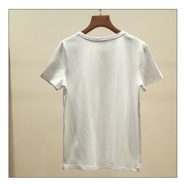 summer shoulder-length loose half sleeve t-shirt women summer size watch machine short sleeve 210315, White
summer shoulder-length loose half sleeve t-shirt women summer size watch machine short sleeve 210315, White