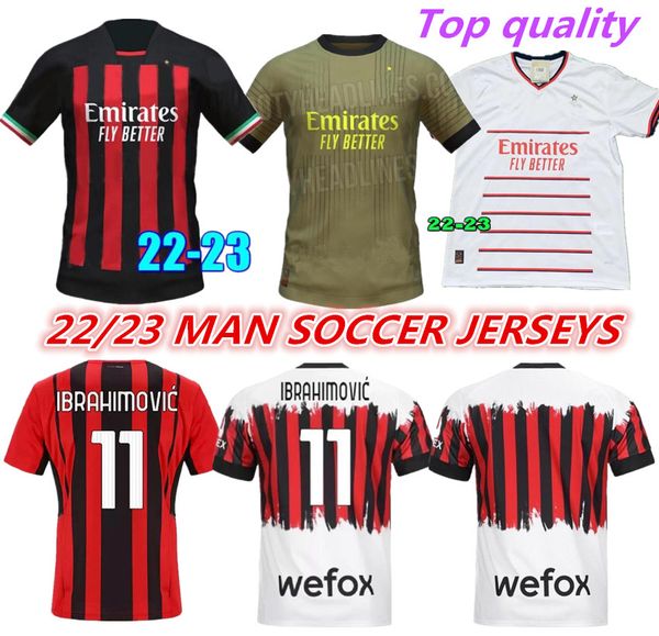 21 22 23 ibrahimovic soccer jersey giroud kessie football shirt 2022 2023 tonali camiseta de futbol theo brahim r.leao fourth 4th ac milans, Black;yellow
21 22 23 ibrahimovic soccer jersey giroud kessie football shirt 2022 2023 tonali camiseta de futbol theo brahim r.leao fourth 4th ac milans, Black;yellow