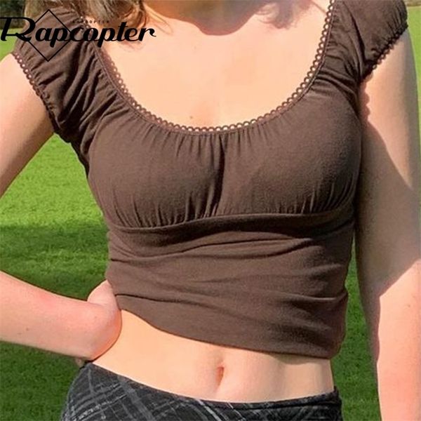 rapcopter y2k brown crop frill cute short sleeve t shirt o neck basic harajuku casual tee women summer chic tshirt retro 220407, White
rapcopter y2k brown crop frill cute short sleeve t shirt o neck basic harajuku casual tee women summer chic tshirt retro 220407, White