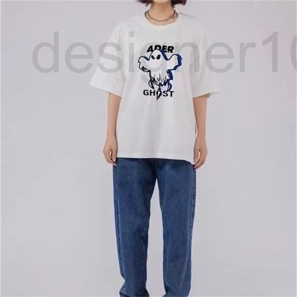 women's t-shirt designer ader22 summer new ghost embroidery loose round neck short sleeve t-shirt cheq, White
women's t-shirt designer ader22 summer new ghost embroidery loose round neck short sleeve t-shirt cheq, White