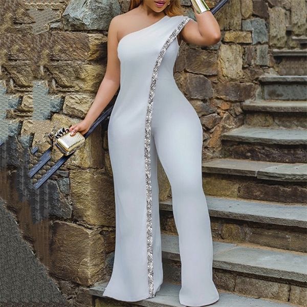 white one shoulder jumpsuits for ladies bodycon floor length elegant summer evening night party rompers & jumpsuits clothes 220412, Black;white
white one shoulder jumpsuits for ladies bodycon floor length elegant summer evening night party rompers & jumpsuits clothes 220412, Black;white