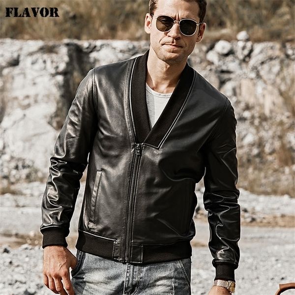 flavor men s real leather motorcycle jacket men lambskin v neck collar genuine leather jacket lj201029, Black
flavor men s real leather motorcycle jacket men lambskin v neck collar genuine leather jacket lj201029, Black