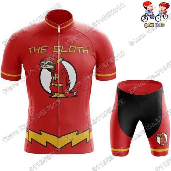 2021 red sloth kids cycling jersey sets funny cartoon anime boys girls cycling clothing children road bike shirt suit mtb maillot, Black;red
2021 red sloth kids cycling jersey sets funny cartoon anime boys girls cycling clothing children road bike shirt suit mtb maillot, Black;red