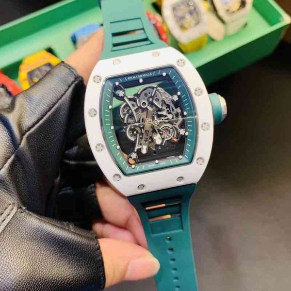 watches wristwatch designer richa milles mechanical watch rm055 series wine barrel ceramic hollow out luminous tape trend versatile, Slivery;golden
watches wristwatch designer richa milles mechanical watch rm055 series wine barrel ceramic hollow out luminous tape trend versatile, Slivery;golden
