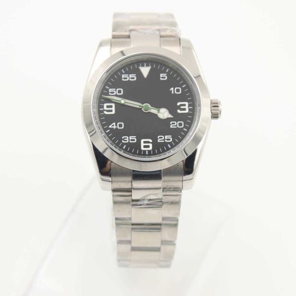 luxury menes watch air king series 116900 black dial 40mm dial automatic mechanical movement stainless steel 316l brand fashion watches, Slivery;brown
luxury menes watch air king series 116900 black dial 40mm dial automatic mechanical movement stainless steel 316l brand fashion watches, Slivery;brown