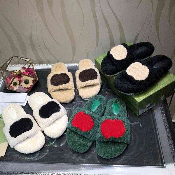 slippers autumn and winter net red wool slippers wear thick bottom flat comfortable lazy letter slippers, female j1n5, Black
slippers autumn and winter net red wool slippers wear thick bottom flat comfortable lazy letter slippers, female j1n5, Black