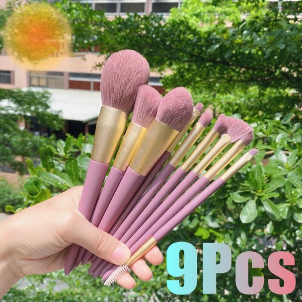 9pcs makeup brushes set make up concealer blush cosmetic powder brush eyeshadow highlighter foundation beauty tool 220722
9pcs makeup brushes set make up concealer blush cosmetic powder brush eyeshadow highlighter foundation beauty tool 220722