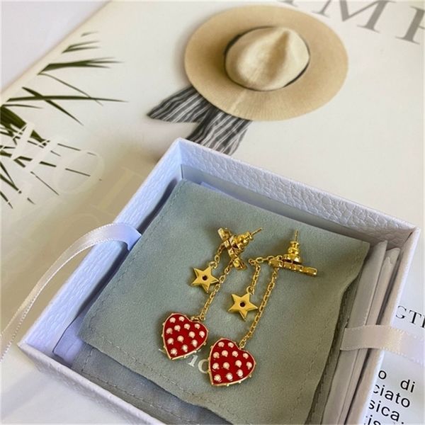 2022 20% off designer jewelry dejia heart-shaped strawberry wave point pearl female love glue dropping temperament earrings, Golden
2022 20% off designer jewelry dejia heart-shaped strawberry wave point pearl female love glue dropping temperament earrings, Golden