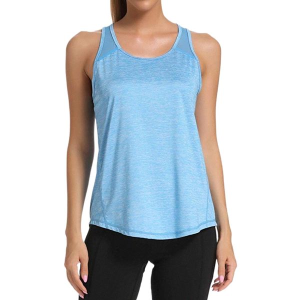2020 european and american cross-border ladies sleeveless mesh pleated loose sports yoga t-shirt y667#, White
2020 european and american cross-border ladies sleeveless mesh pleated loose sports yoga t-shirt y667#, White